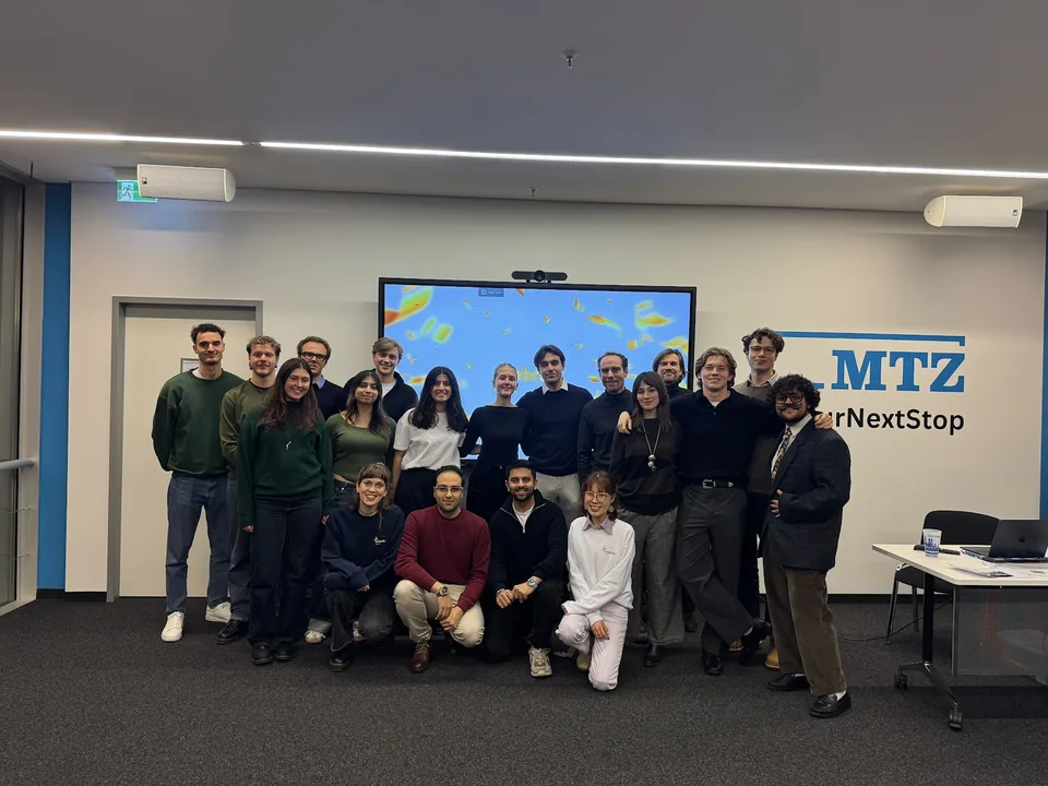 Enactus Munich InnoLab team at the Munich Technology Centre
