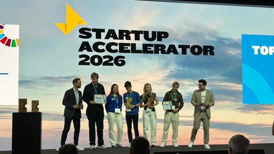 Tropocen receiving awards at the Enactus Startup Accelerator 2026